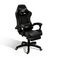 VIDITA｜Silla gamer color rosa con reposapiés extensible y soporte lumbar, silla gaming ergonómica reclinable equipada con almohadillas cervical y lumbar regulables, asiento cómodo para PC apto tanto para mujer como para hombre.