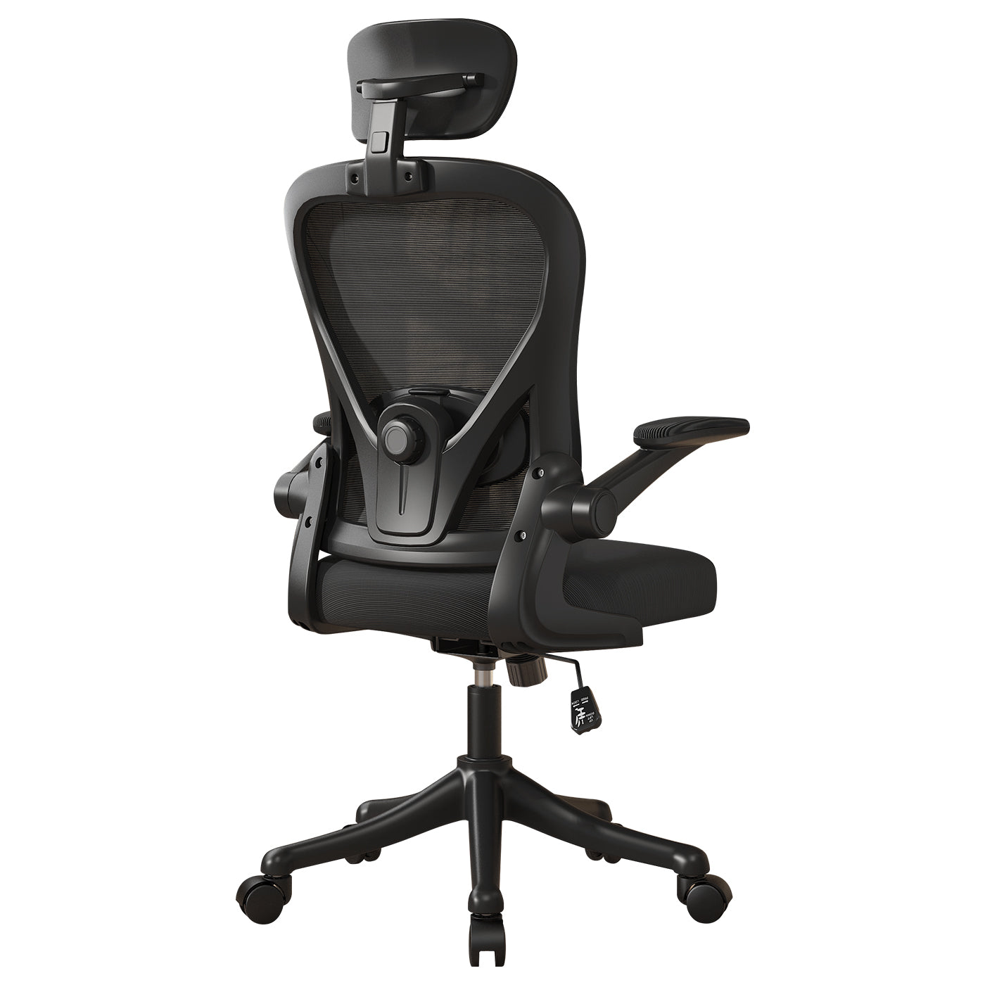 VIDITA |Silla de Oficina Ergonómica Malla Transpirable Negra | Reposapiés, Soporte Lumbar Ajustable, Altura Regulable, Giro 360°